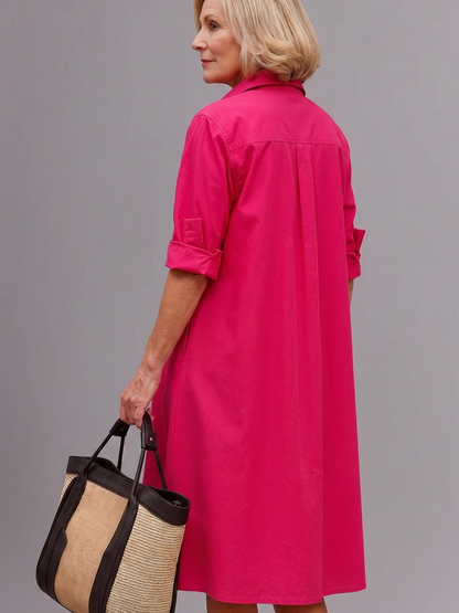 Chloe | Robe midi soignée et élégante