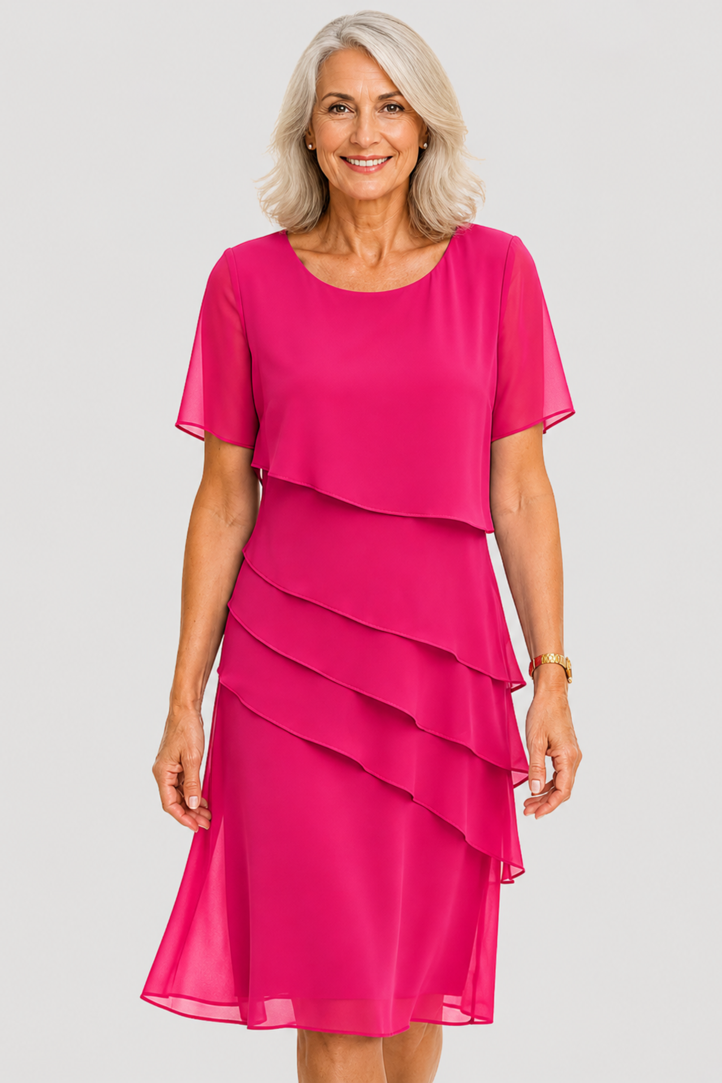 Linda | Robe élégante à volants