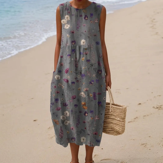 Gwen™ | Robe midi fleurie