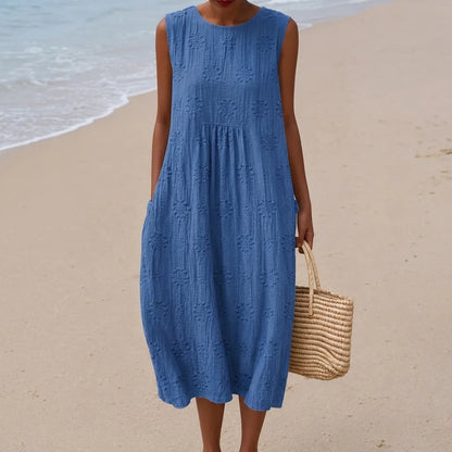 Sara™ | Robe midi imprimée