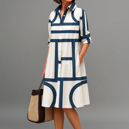 Siena | Robe midi soignée et élégante