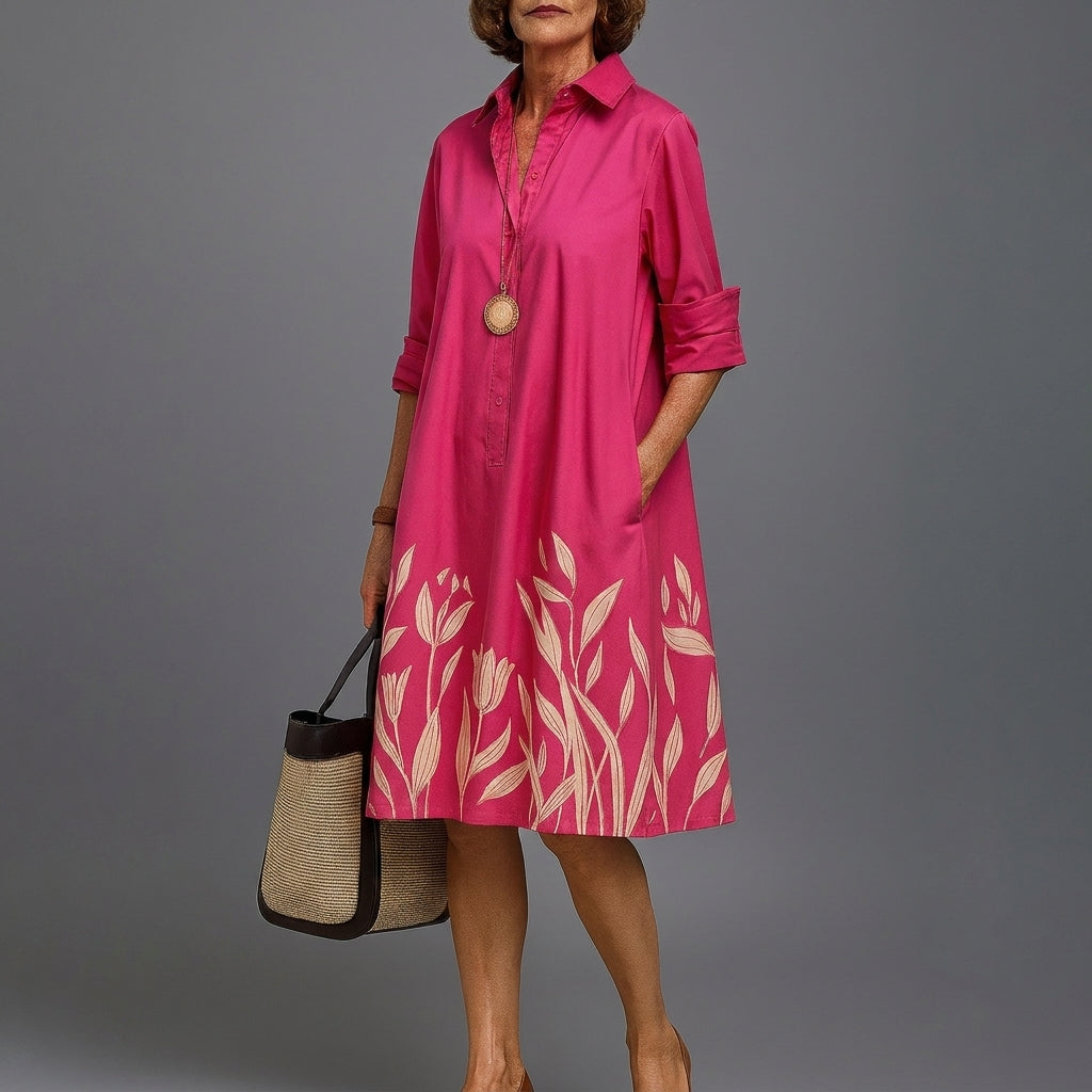 Grace | Robe midi soignée et élégante