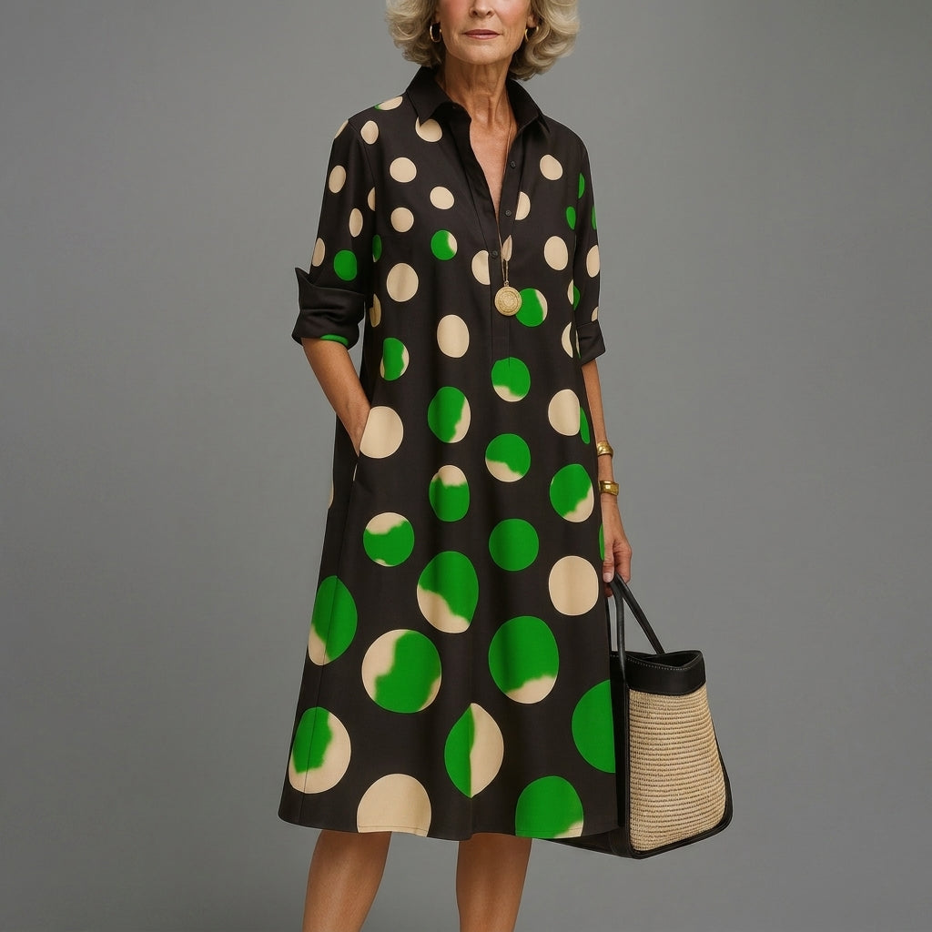 Naomi | Robe midi soignée et élégante