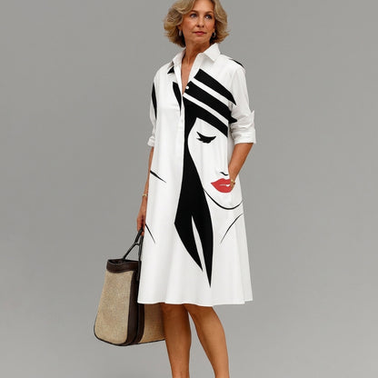 Bella | Robe midi soignée et élégante