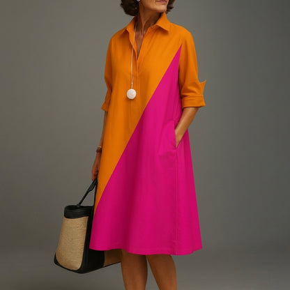 Kayla | Robe midi soignée et élégante
