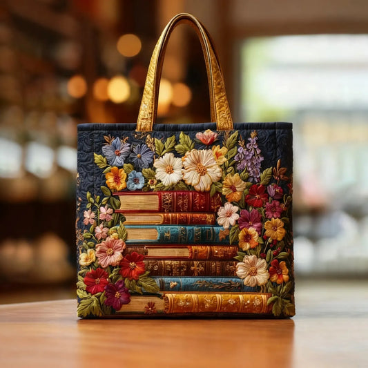 Sac à main artisanal | Bibliothèque florale