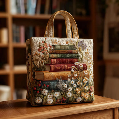 Sac artisanal matelassé - Motif floral