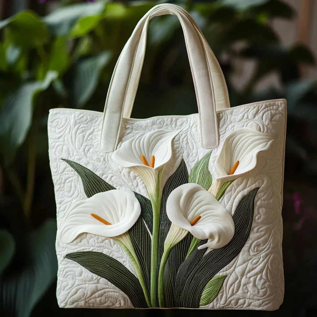 Sac artisanal matelassé - Allure blanche