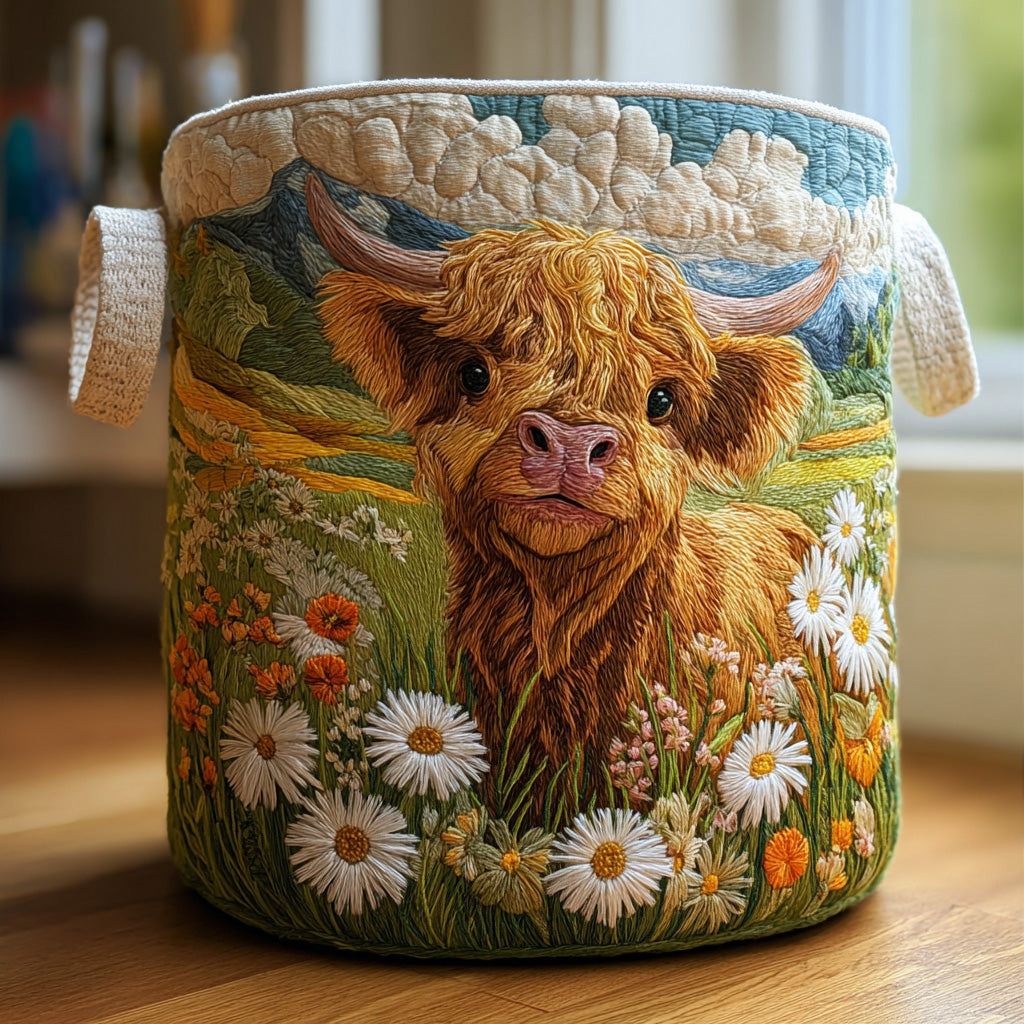 Fiorenza | Panier à linge matelassé fait main