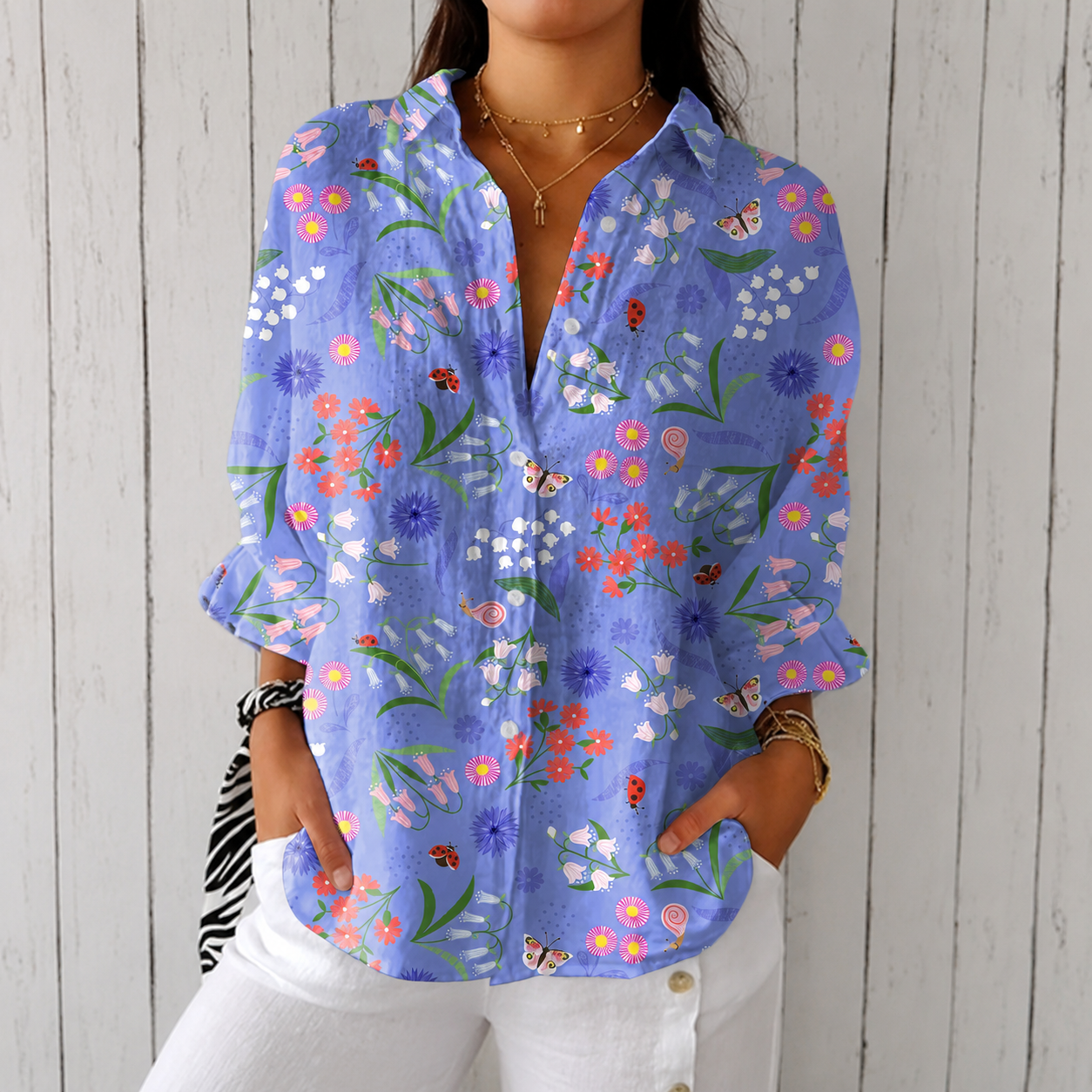 Dorothy | Blouse fleurs des champs