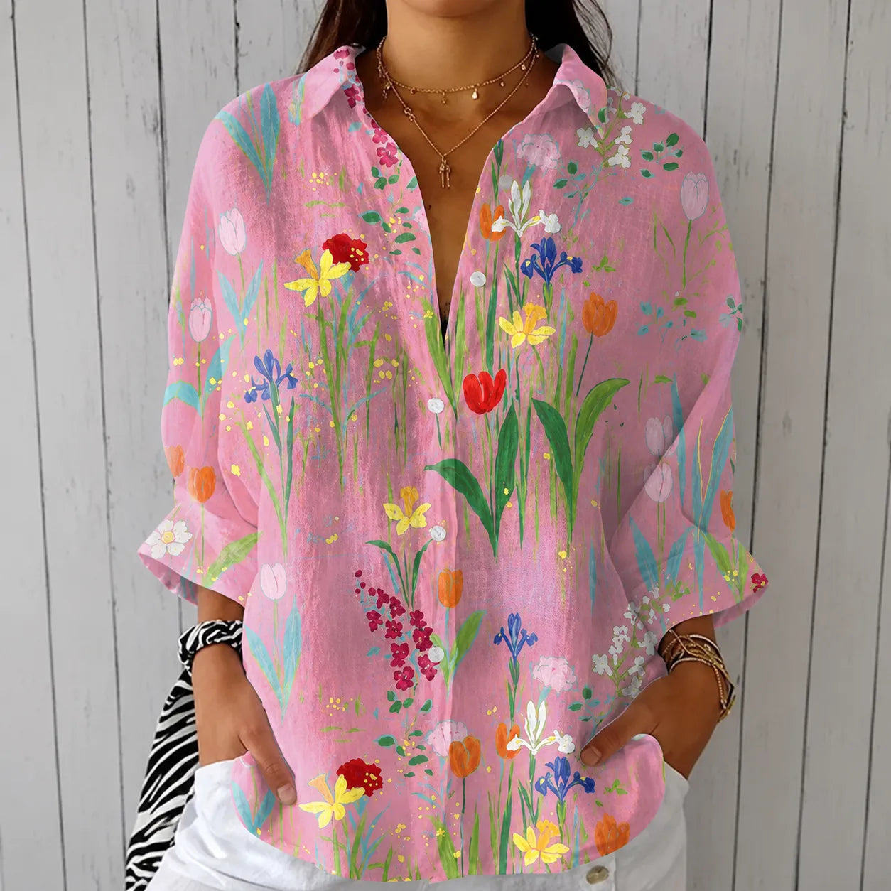 Lynda | Blouse fleurie
