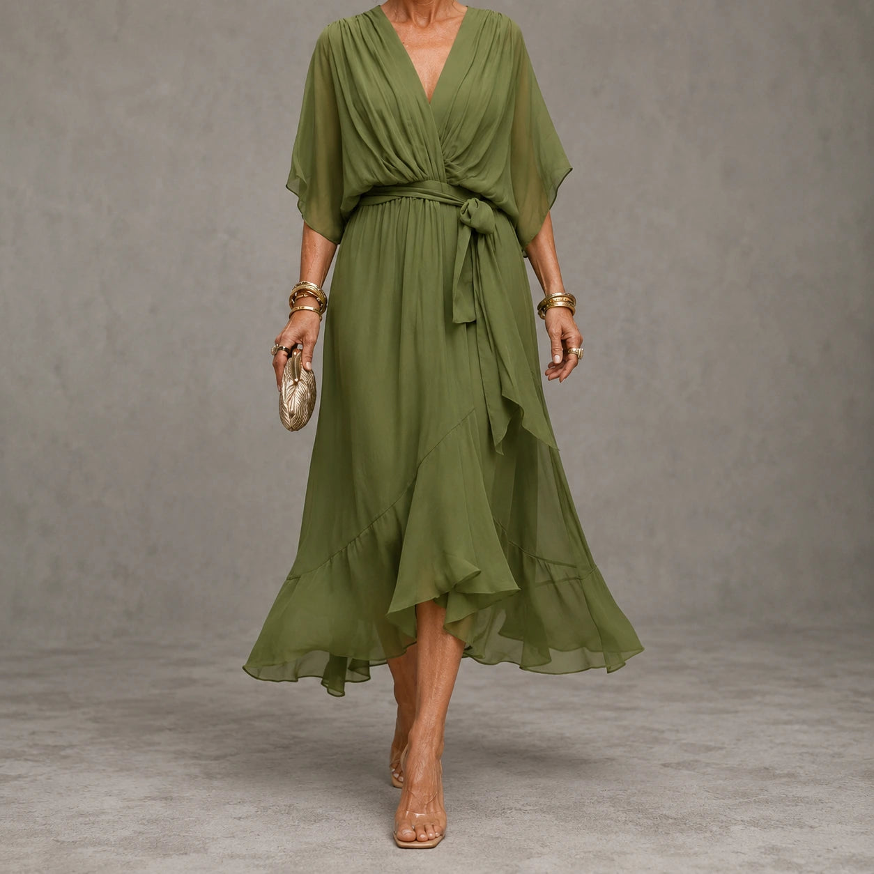 Monica | Robe décolleté en V