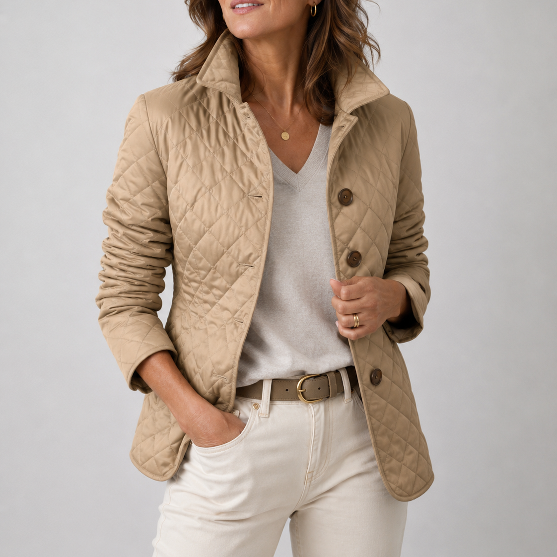 Veste matelassée légère - Kaki