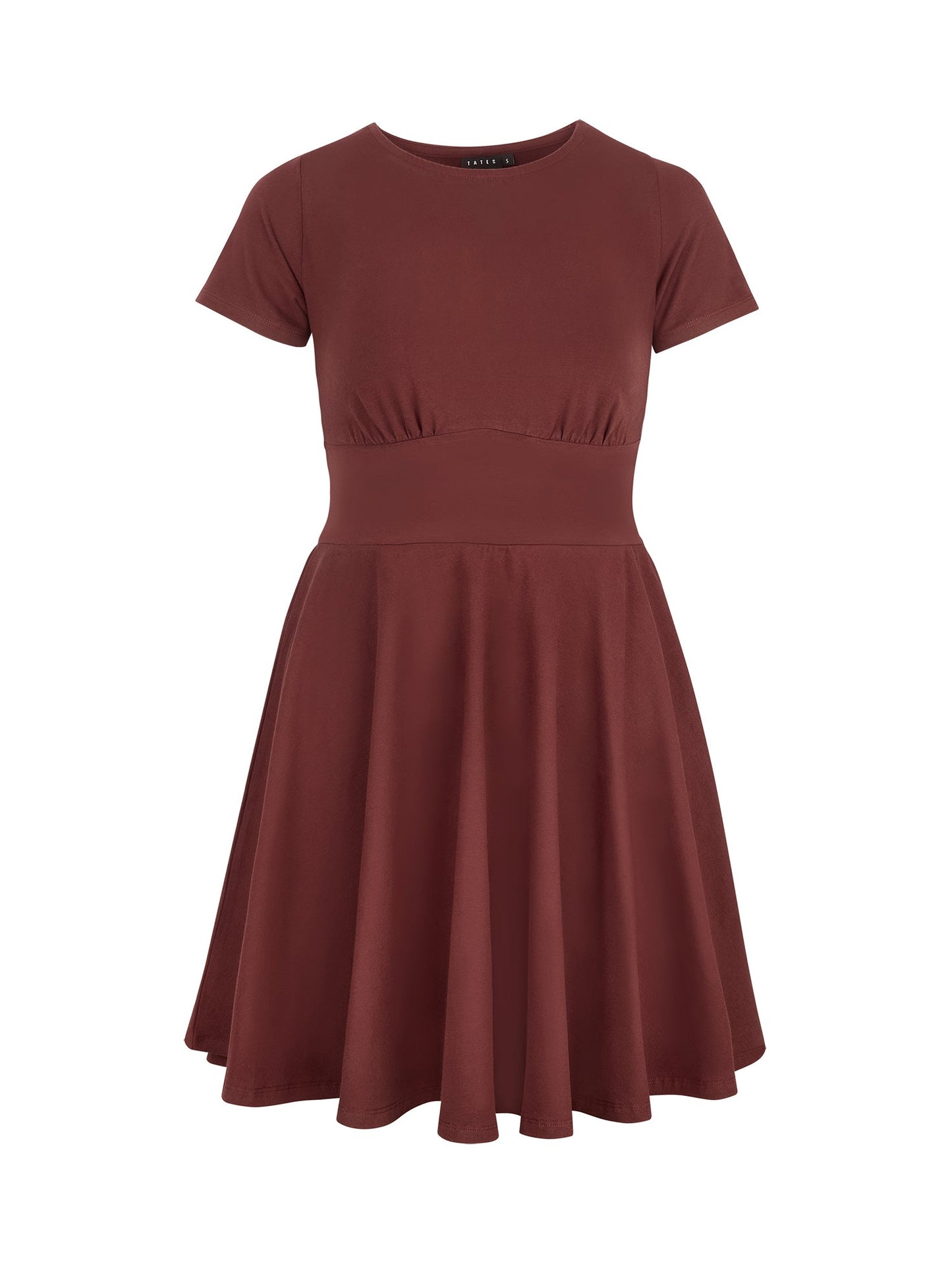Mara | Robe-short classique à manches courtes