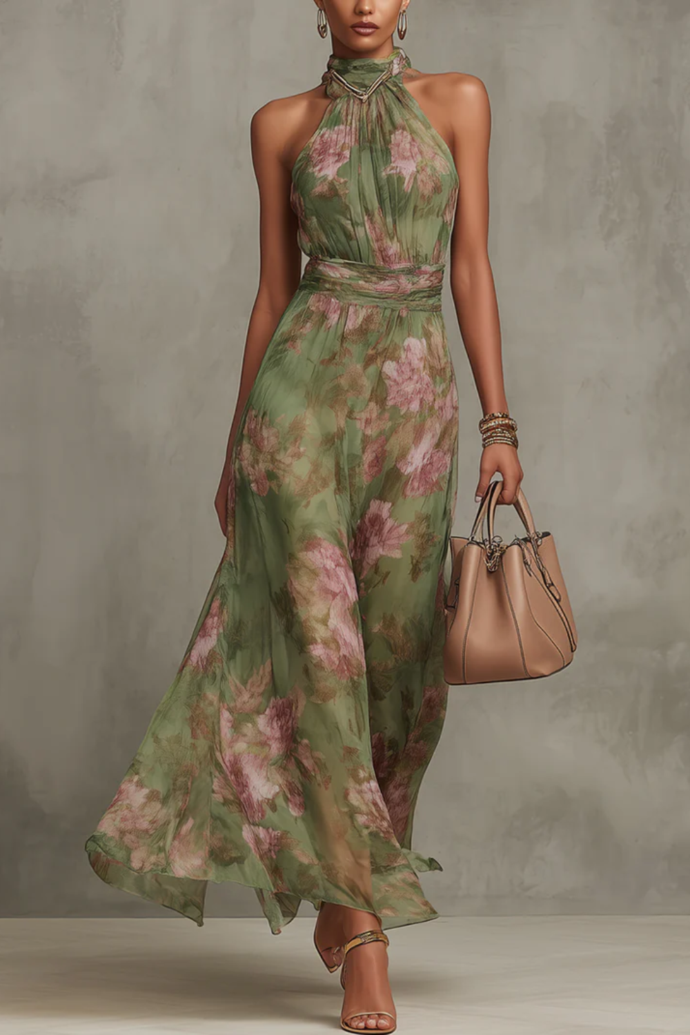 Sophie | Robe d'été élégante à imprimé floral