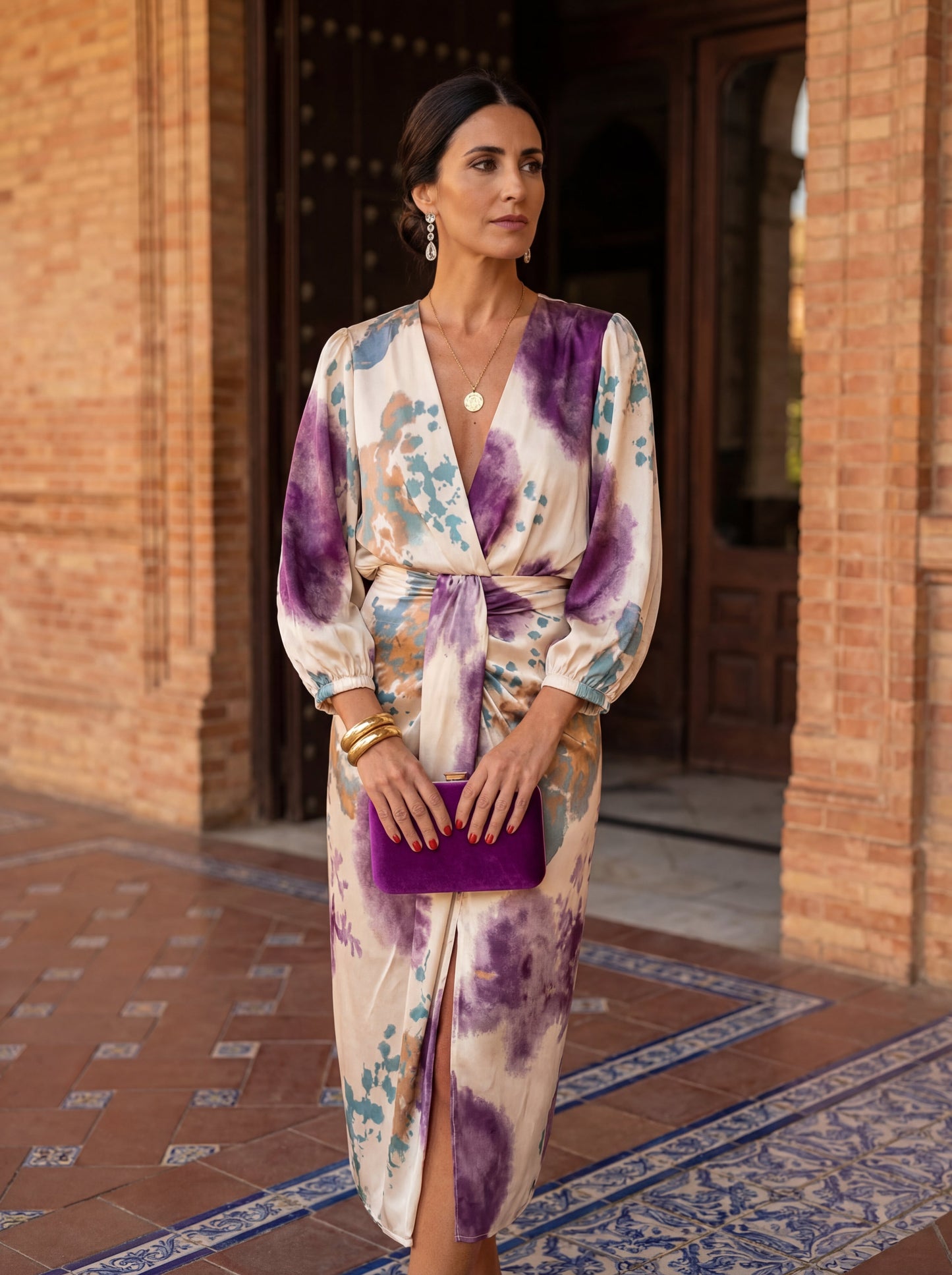 Valeria - Robe élégante décolleté en V