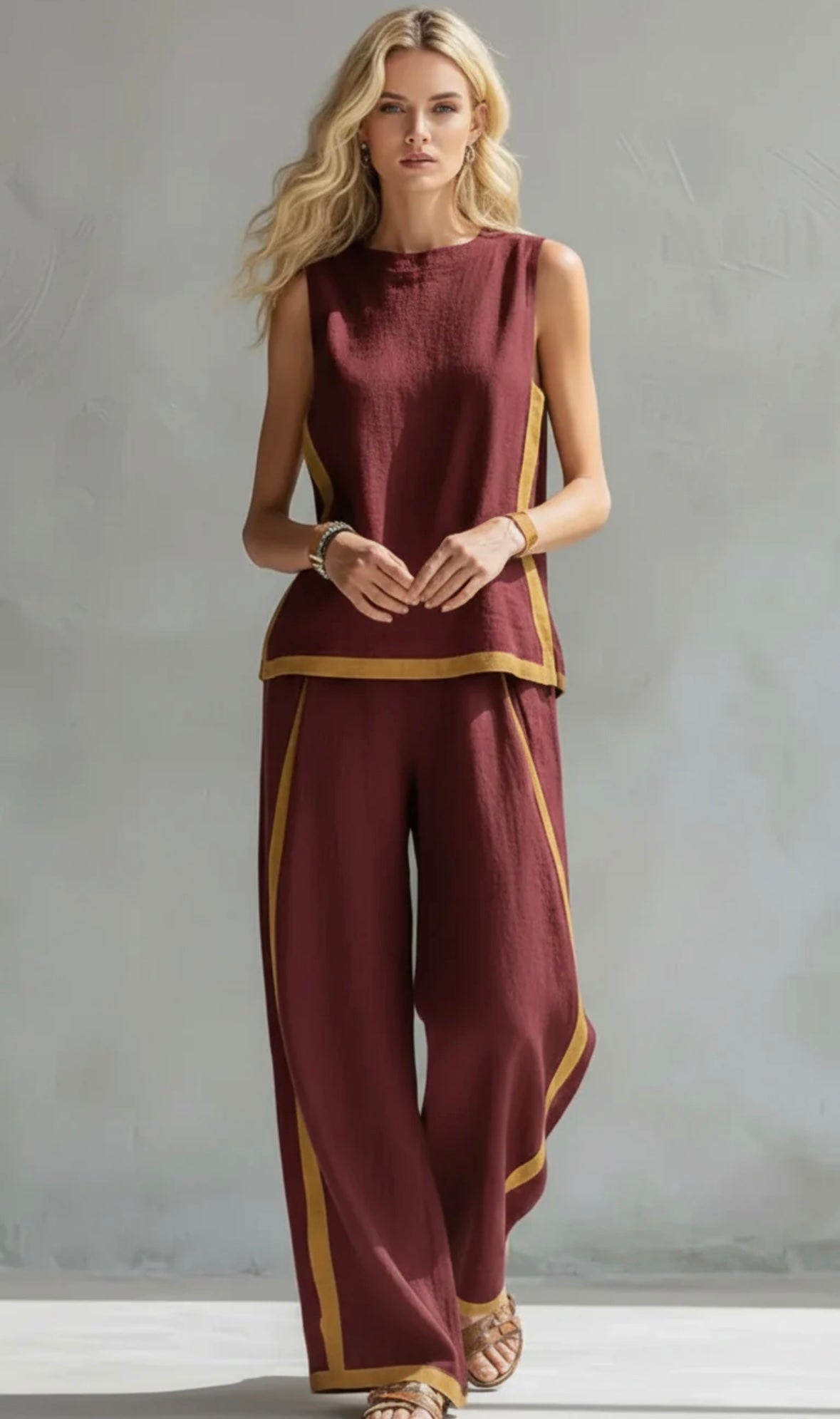 Shania™ | Ensemble deux pièces casual chic