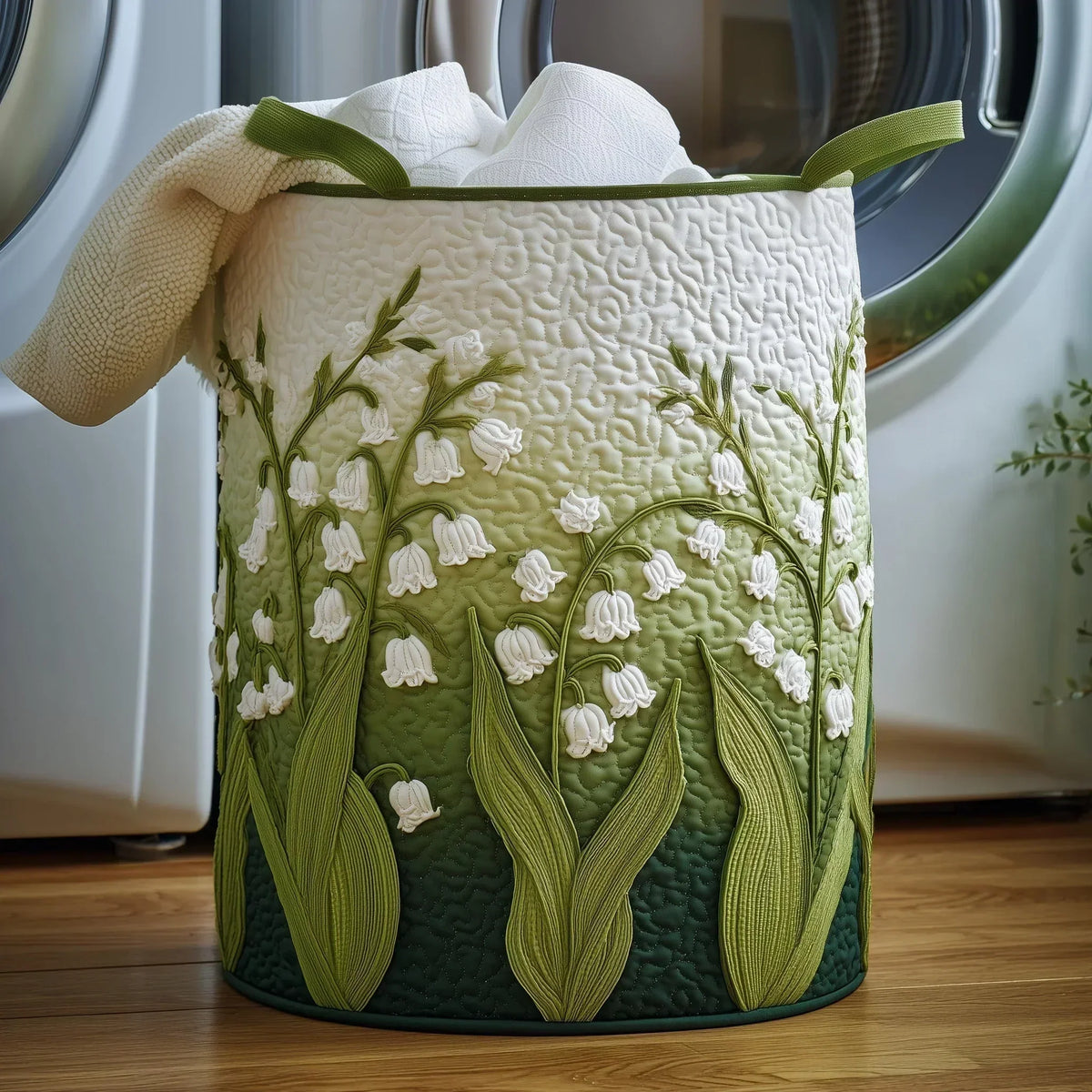 Cora | Panier à linge matelassé fait main