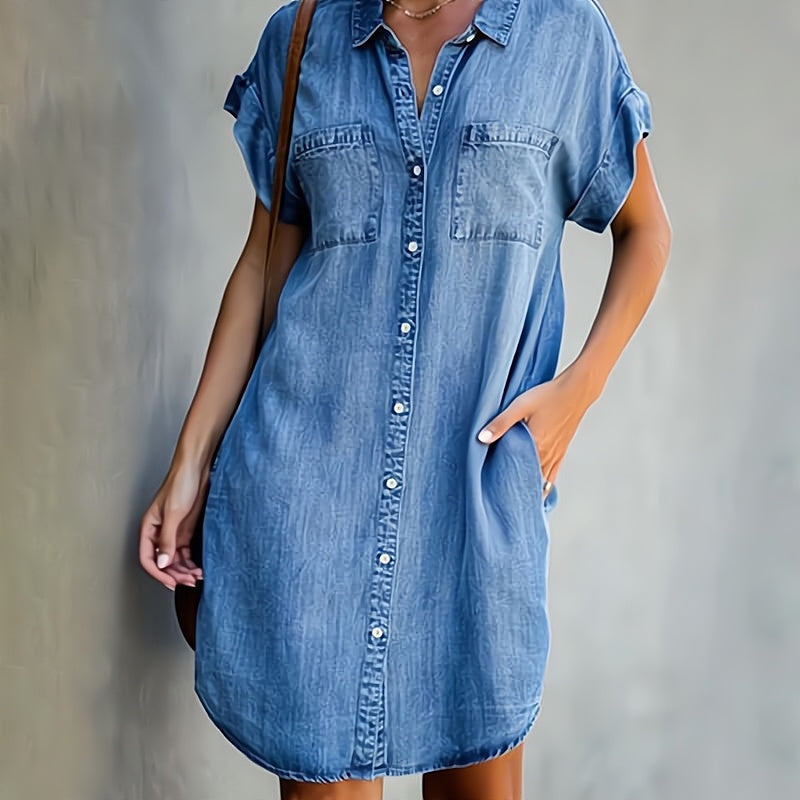 Beau | Robe chemise boutonnée