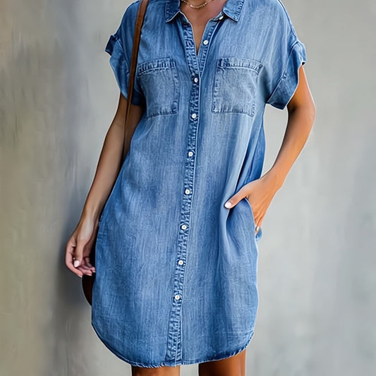 Beau | Robe chemise boutonnée