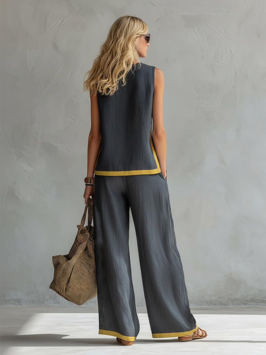 Shania™ | Ensemble deux pièces casual chic