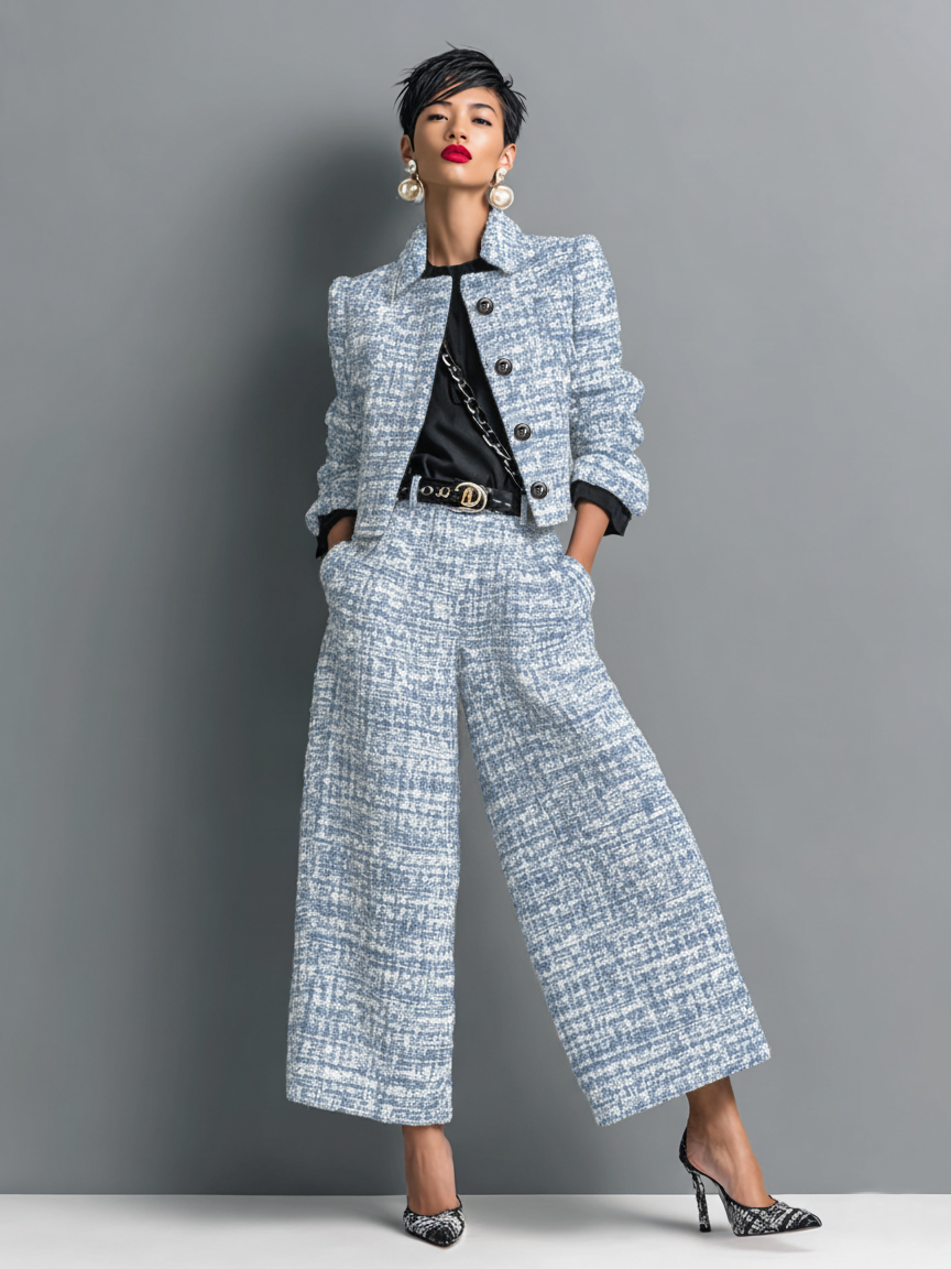 Akira™ | Ensemble deux pièces tweed