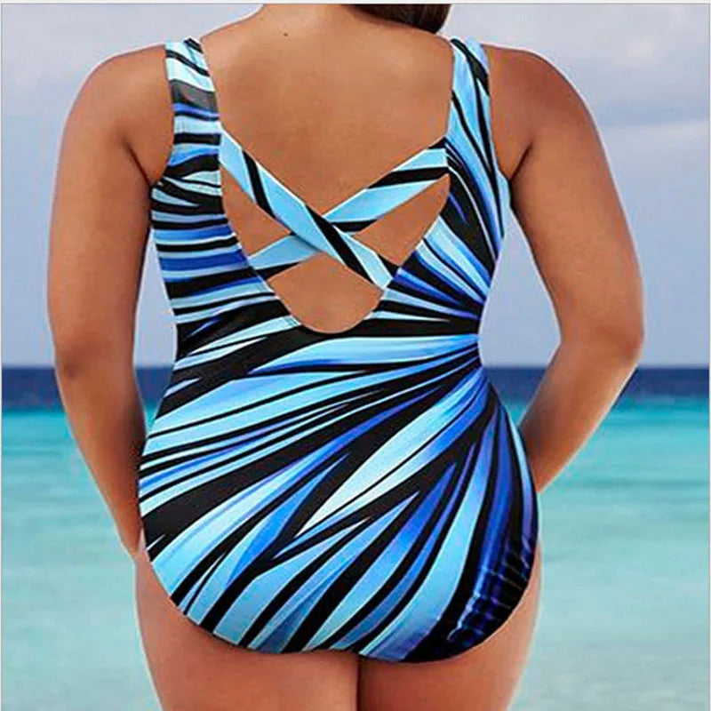 Lina | Votre monokini push-up rayé pour un look féminin d'été
