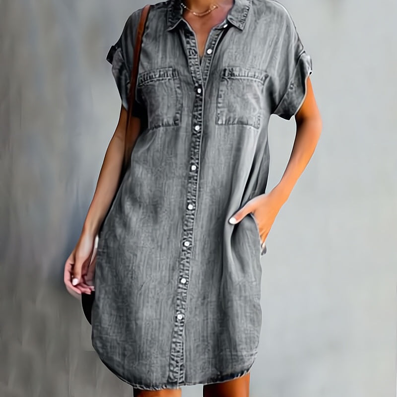 Beau | Robe chemise boutonnée