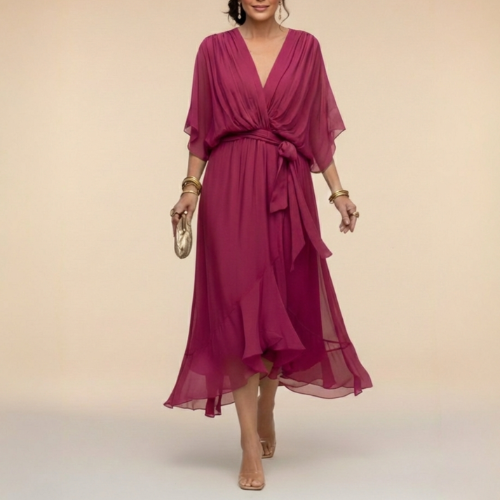 Monica | Robe décolleté en V
