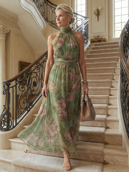 Naomi | Halter Maxi Kleid