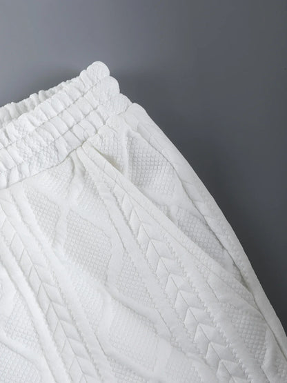 LOS CAÑOS – Ensemble short texturé
