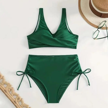 Sarena | Votre bikini sculptant le ventre avec un élégant décolleté en V