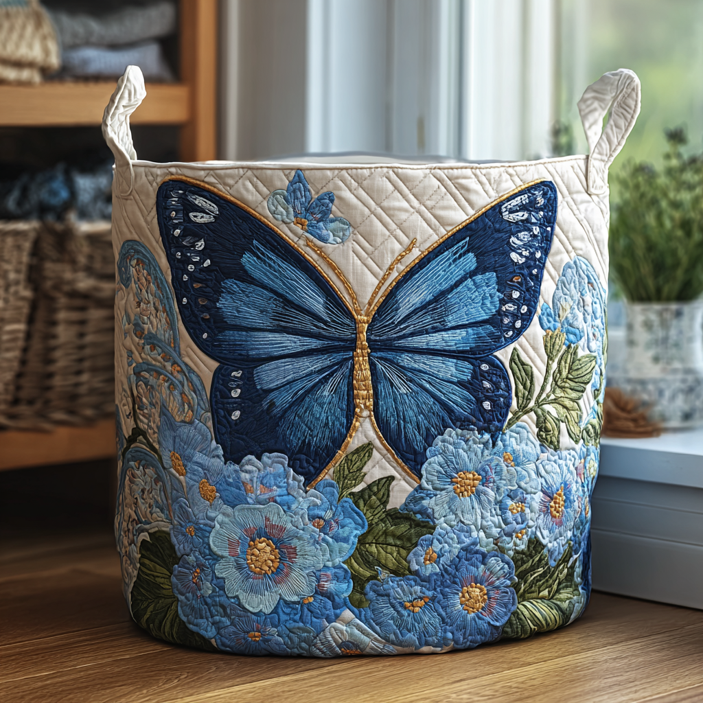 Serena | Panier à linge matelassé fait main