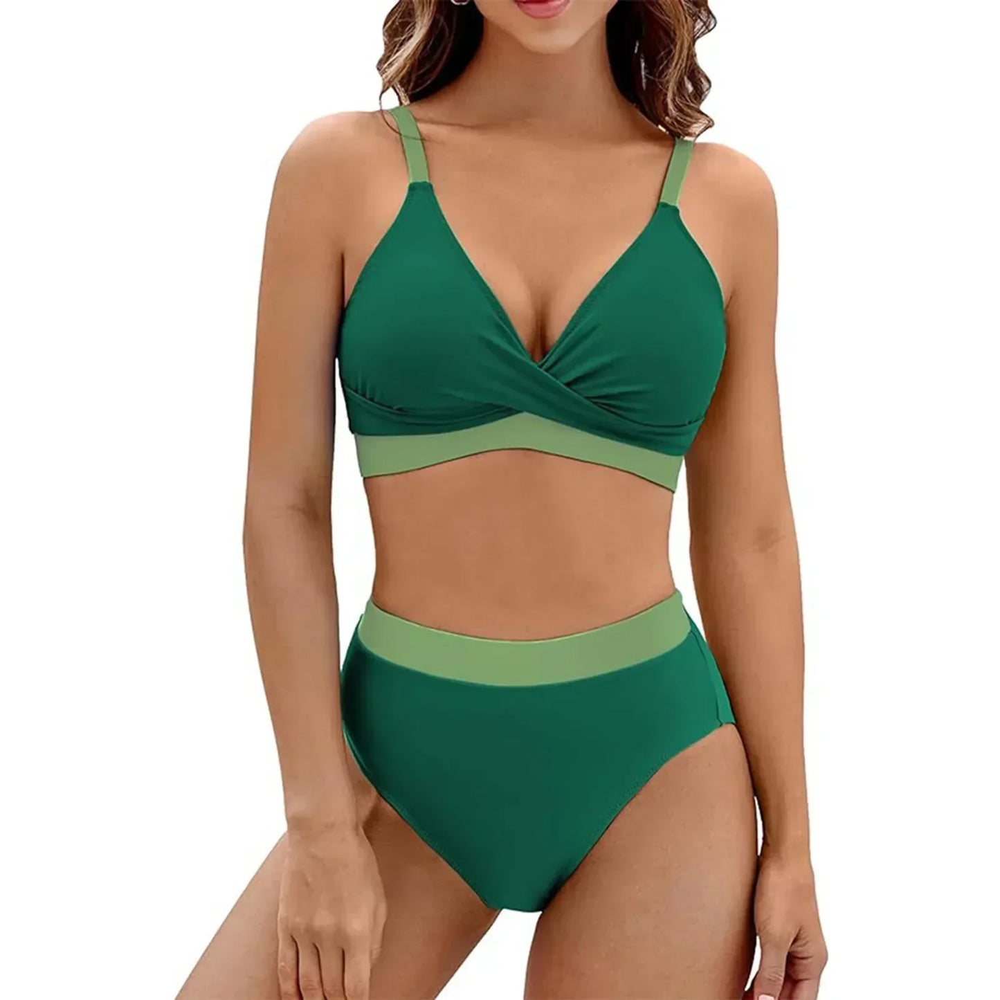 Sarena | Votre bikini sculptant le ventre avec un élégant décolleté en V