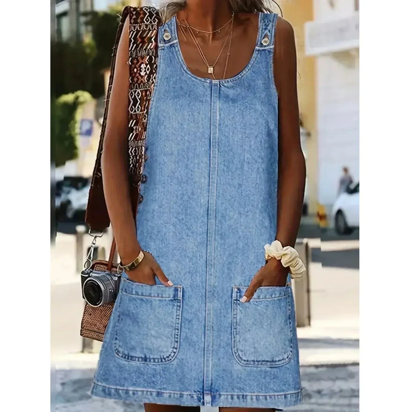 Emma | Robe décontractée effet jean