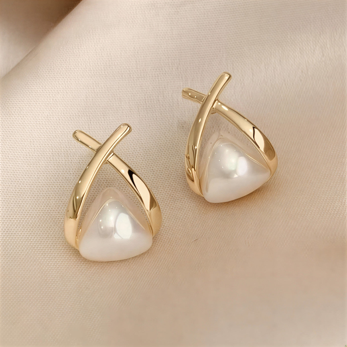 Boucles d'oreilles perle au quotidien