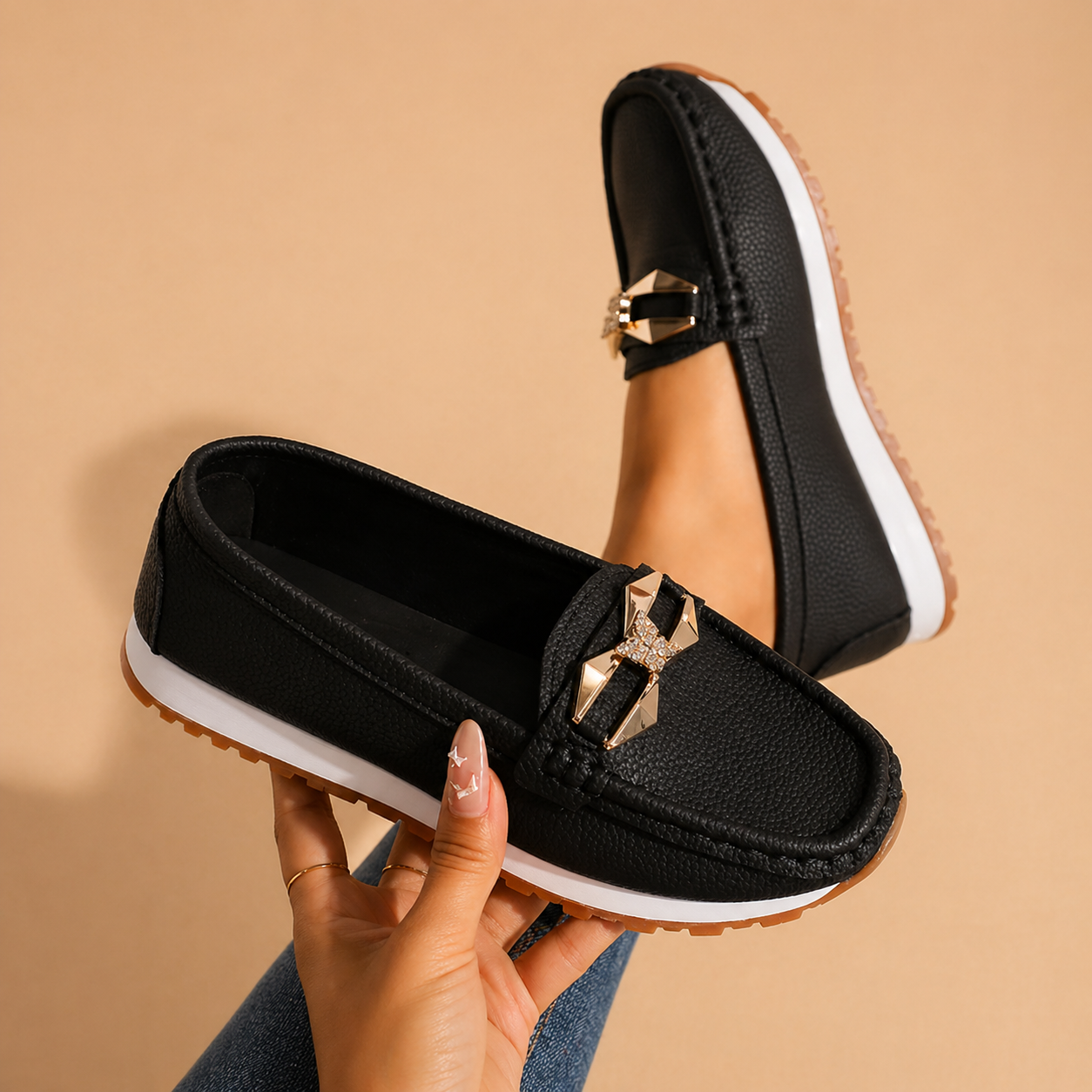 Beatriz - Chaussures slip-on pour femme
