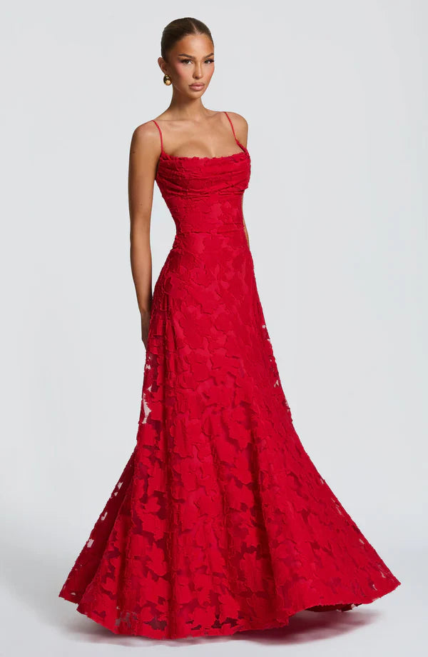 SOFIA | Robe longue élégante en dentelle