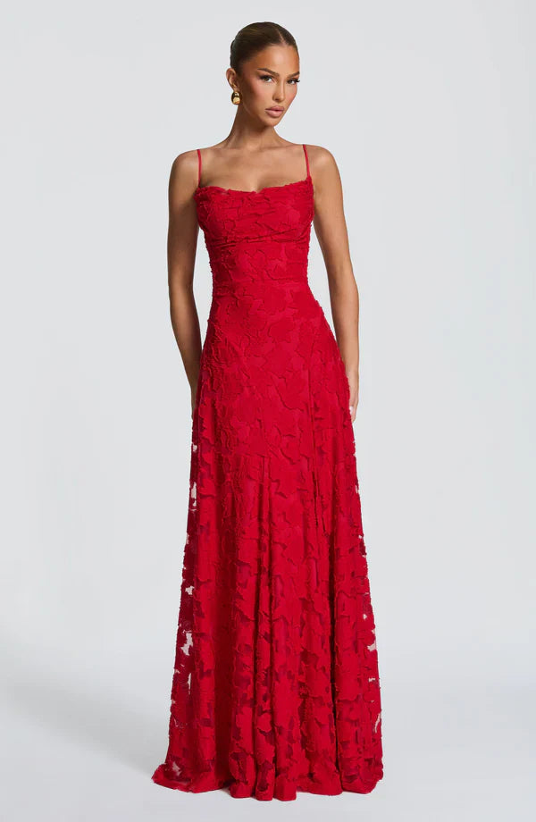 SOFIA | Robe longue élégante en dentelle