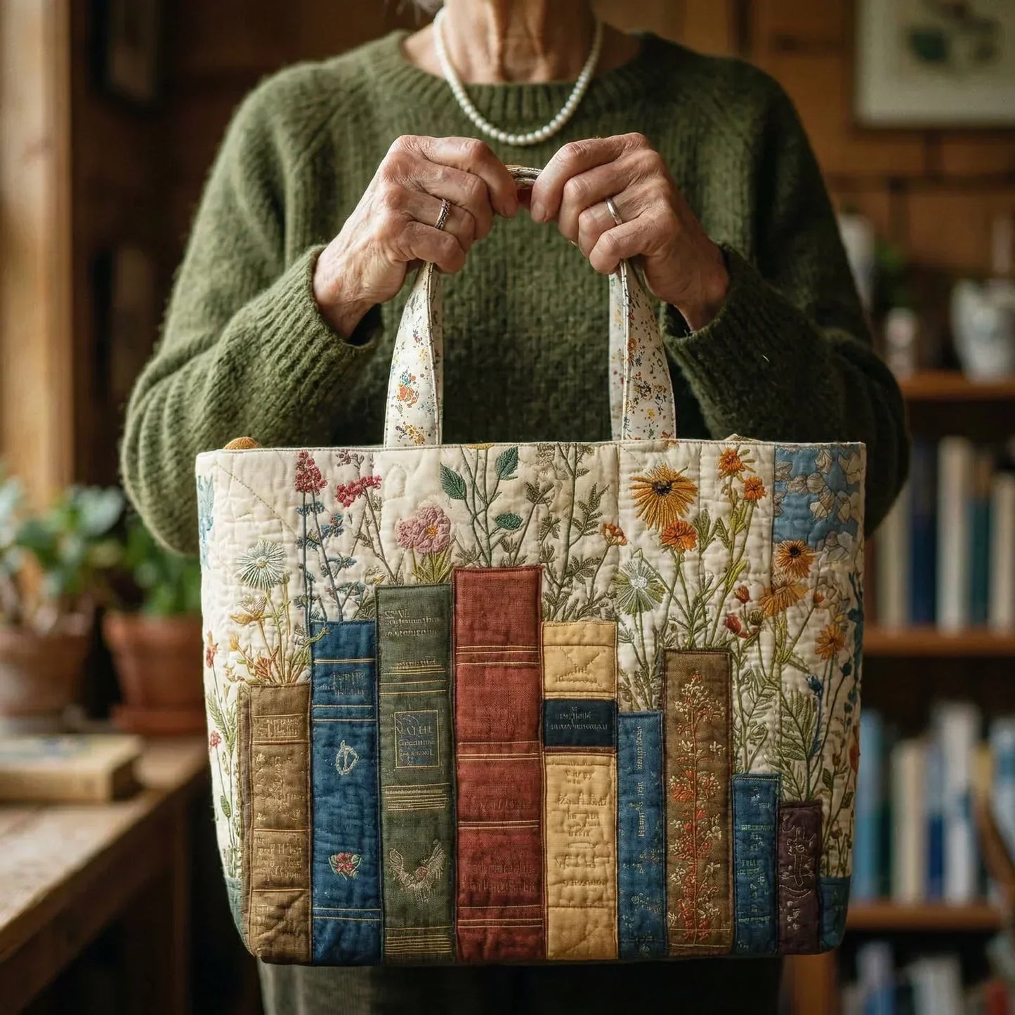 Sac Artisanal | Livres et Fleurs