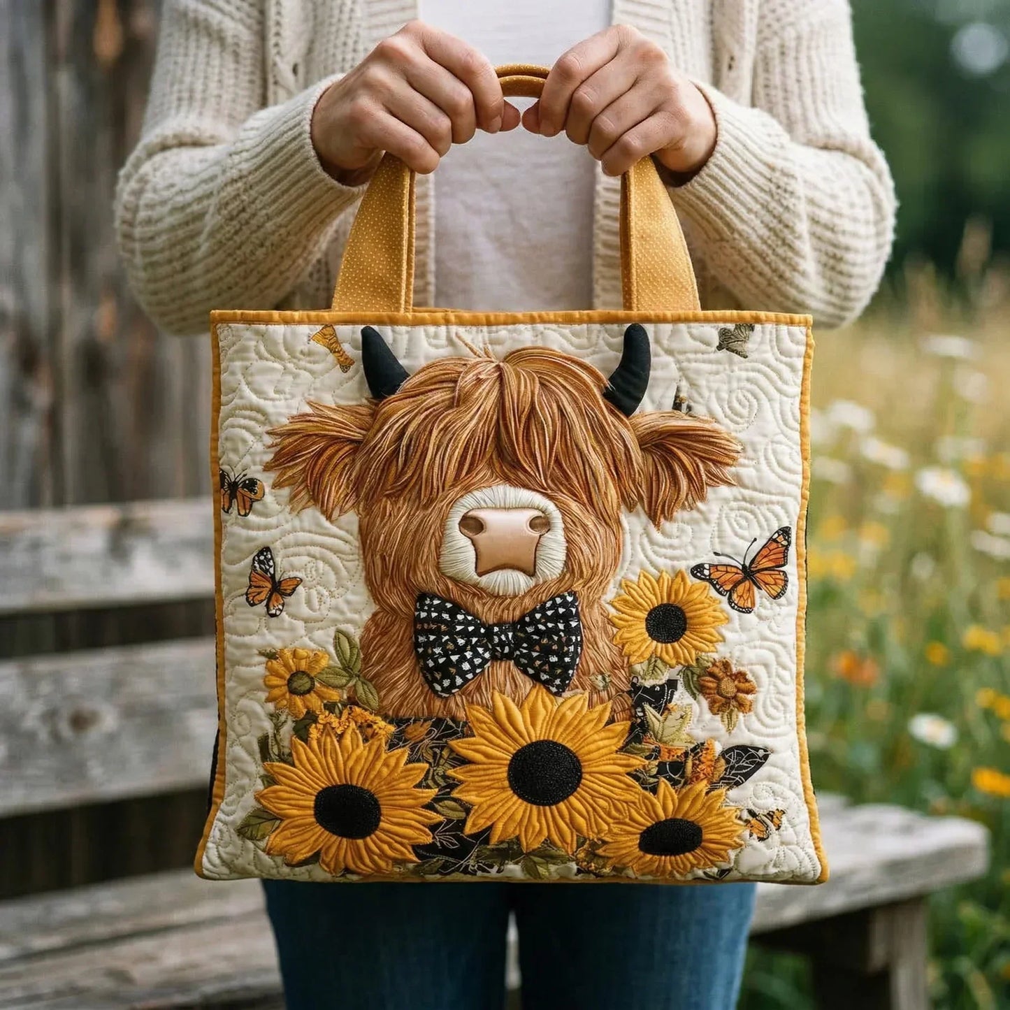 Sac artisanal | Vache de montagne