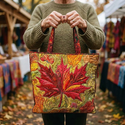 Sac à main artisanal | Coucher de soleil en érable