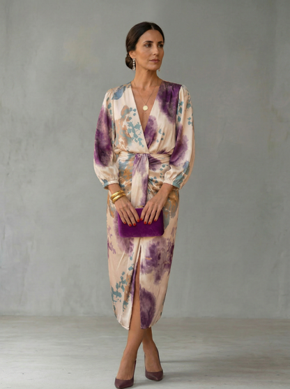 Valeria - Robe élégante décolleté en V