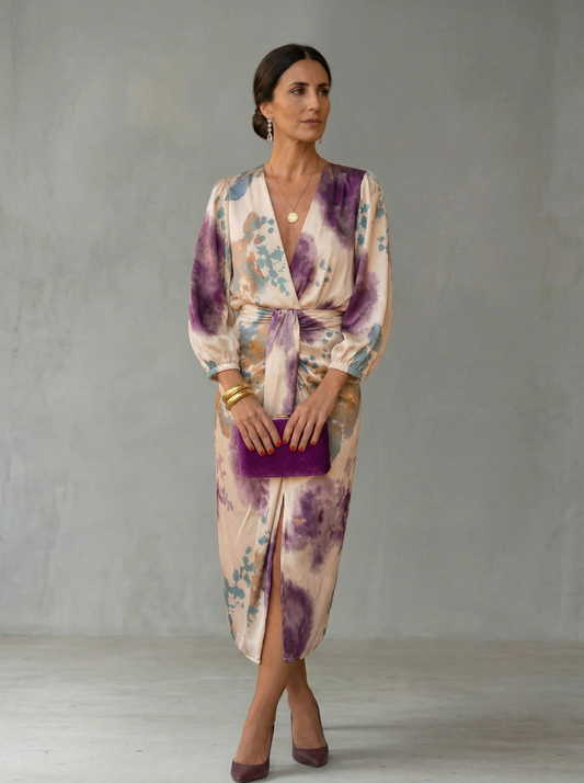 Valeria - Robe élégante décolleté en V