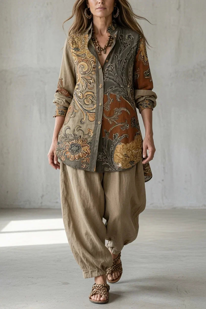 Tara | Ensemble vintage imprimé