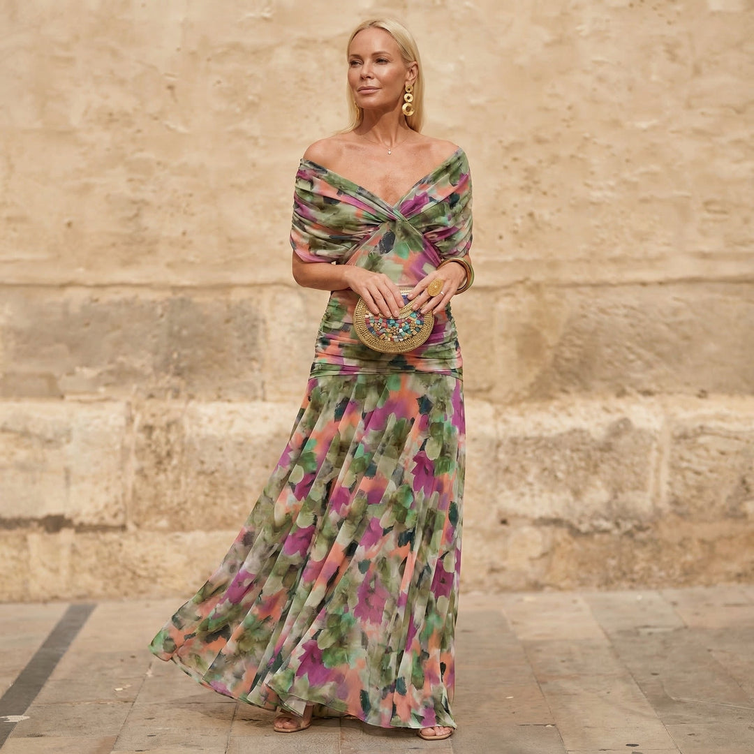 Kelsey - Robe Élégante Colorée