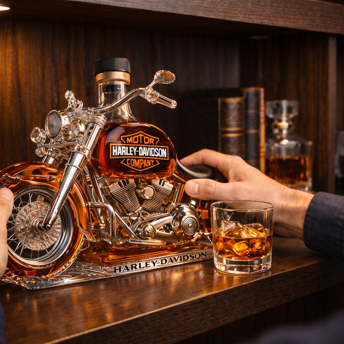 Décanteur à whisky – Édition Moto