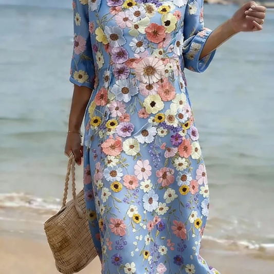 Melissa | Robe midi confortable et élégante