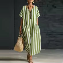 Angi | robe longue à rayures