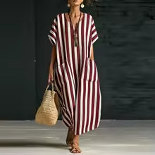 Angi | robe longue à rayures
